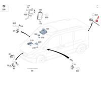 MERCEDES-BENZ VITO W447 Rückfahrkamera A4479051608 NEU Original