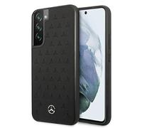 Mercedes MEHCS22MPSQBK Leder Hülle für S22+ S906 schwarz Sterne