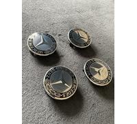 Mercedes Nabendeckel 75mm Nabenkappen Felgendeckel AMG Naben Deckel