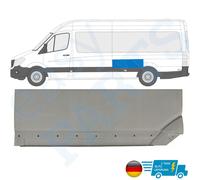 Mercedes Sprinter Crafter 2006- Lang Hinten Radlauf Reparaturblech / Rechts
