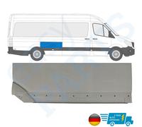 Mercedes Sprinter Crafter 2006- Lang Hinten Radlauf Reparaturblech / Rechts