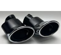 Mercedes W211 Doppelrohr Auspuffblende Chrom nur für E200 Benzin + E220 Diesel