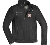 Merlin Alton Motorrad Lederjacke, schwarz, Größe M