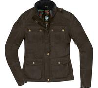 Merlin Buxton II Damen Motorrad Wachsjacke, grün, Größe M