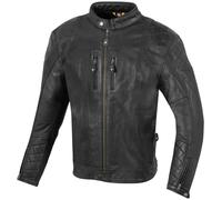 Merlin Cambrian Motorrad Lederjacke, schwarz, Größe M für Männer