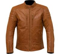 Merlin Draycott Motorrad Lederjacke, braun, Größe S für Männer