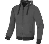 Merlin Hamlin Motorrad Zip Hoodie Jacke, grau, Größe S für Männer