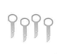 Metall Funkschlüssel 4-teilig für Ford und Mercedes Fahrzeugtypen