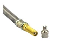 Metall Reifenventilverlängerung für Stahlflex LKW Ventilschaft 180 Millimeter