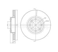 METELLI 23-0641C Bremsscheibe