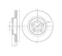 METELLI 2x Bremsscheibe vorne Ø280 mm belüftet für Audi A4 8EC B7 2.0 1.6 8D2