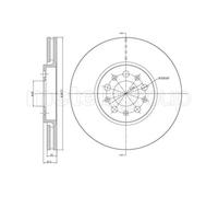 METELLI 2x Bremsscheibe vorne Ø288 mm belüftet für VW Polo 6R 6C 1.2 TSI 9N_