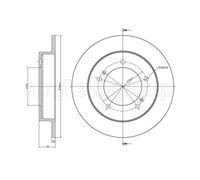 METELLI Bremsscheibe 23-0590 Voll Ø290 mm 10 mm vorne für Suzuki – 2x