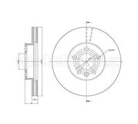 METELLI 2x Bremsscheibe vorne Ø300 mm belüftet für VW Sharan 7M8 7M9 7M6 1.9