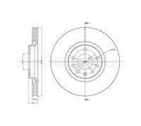 METELLI Bremsscheibe vorne rechts links belüftet 308,0mm für SAAB OPEL 23-0826C