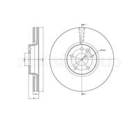 Metelli 23-1272C Bremsscheibe vorne für VOLVO