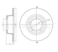 Bremsscheibe 23-0422