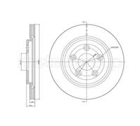 METELLI Bremsscheiben Hinterachse belüftet für Jaguar S-Type X200 XJ X350