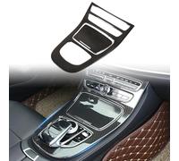 METYOUCAR Auto-Innenausstattung ABS-Kunststoff Mittelkonsole Getriebe-Panel-Rahmen Abdeckung Zierleisten Aufkleber Für Benz E-Klasse W213 2021 (Kohlefaser)