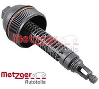 Deckel, Ölfiltergehäuse METZGER 2370101 für BMW