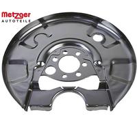 METZGER Spritzblech, Bremsscheibe 6115434 für VW, Hinterachse rechts