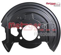 Metzger | Spritzblech, Bremsscheibe | 6115592