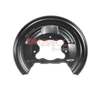 Spritzblech, Bremsscheibe METZGER 6115529 für HONDA, Hinterachse links
