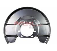 1x Spritzblech, Bremsscheibe METZGER 6115170 passend für OPEL SAAB