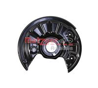 1x Spritzblech, Bremsscheibe METZGER 6115474 passend für AUDI SEAT SKODA VW