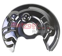 METZGER Spritzblech, Bremsscheibe 6115207 GREENPARTS für VAG, Hinterachse links