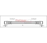 METZGER Bremsschlauch 4112309 für VW, Vorderachse links, Vorderachse rechts