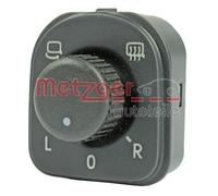 Schalter, Außenspiegelverstellung METZGER 0916488 GREENPARTS für VAG, vorne