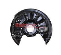 1x Spritzblech, Bremsscheibe METZGER 6115473 passend für AUDI SEAT SKODA VW
