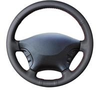 MEWANT Passgenauer Lenkradbezug zum Nähen für Mercedes-Benz Viano | W639 Viano Vito Individuelle Hand Nähen Auto Mikrofaser Leder Atmungsaktiv Für Beheizte Lenkräder Langlebig