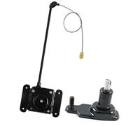 MEXWLOP Reserverad-Trägerplatte Montageplatte Passend für Reserveradträger-Winde, für Ford, für Transit, für Mk8 Custom 2. Fwd Rwd 12 auf 1763880(BLACK Rack and hook)
