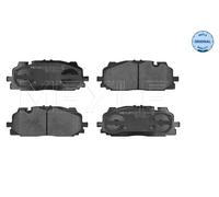 Bremsbelagsatz Scheibenbremse vorne Meyle 025 258 6117 für AUDI VW