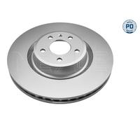 Meyle 1x Bremsscheibe [Hersteller-Nr. 1835210067/PD] für Audi
