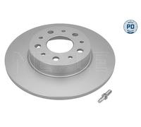 MEYLE Bremsscheibe 2155230036pd Hinterachse voll 251mm 10mm für Fiat