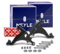 Meyle 2x Querlenker mit Traggelenk + FEBI Schraubensatz vorne [Hersteller-Nr. 40841808] für Mercedes-Benz