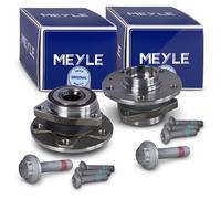 Meyle 2x Radlager mit Radnabe vorne oder hinten [Hersteller-Nr. 1006501003] für Audi, VW, Seat, Skoda, Cupra