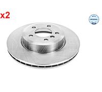 MEYLE 2x vorne Bremsscheibe Für BMW X3 E83 03-11 3400151