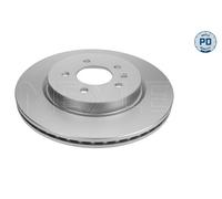 Meyle 1x Bremsscheibe Hinterachse Belüftet [Hersteller-Nr. 6155230020/PD] für Vauxhall, Opel
