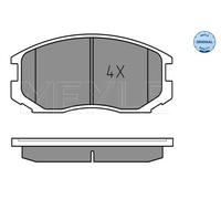 Bremsbeläge Vorderachse 025 216 5015 MEYLE für DAIHATSU MITSUBISHI PROTON