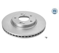 Meyle 1x Bremsscheibe [Hersteller-Nr. 37-155210044/PD] für Hyundai, Kia