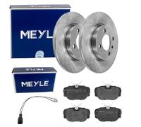 MEYLE BREMSSCHEIBEN 260mm + BELÄGE + WARNKONTAKT VORNE passend für BMW 3er E30