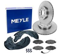 MEYLE Bremsscheiben 288mm Beläge Spritzblech Satz Vorne für AUDI A3 8V VW GOLF 7