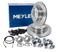 MEYLE Bremsscheiben 300mm Beläge Radlager Radnabe Satz Hinten für BMW E90-E93