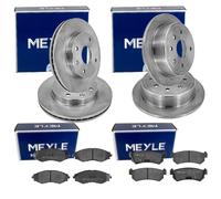 Meyle Bremsscheiben + Beläge Vorne+hinten Passend Für Chevrolet Lacetti Nubira Bremsscheibe: A.b.s.: 17414 Abakus: 23103141 Abakus: 231031412 Aisin