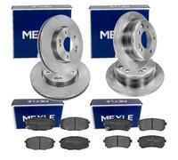 MEYLE BREMSSCHEIBEN + BELÄGE VORNE + HINTEN passend für KIA CEED ED PRO CEED SW