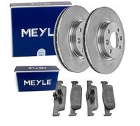 MEYLE BREMSSCHEIBEN + BELÄGE VORNE passend für RENAULT TWINGO 3 + SMART 453